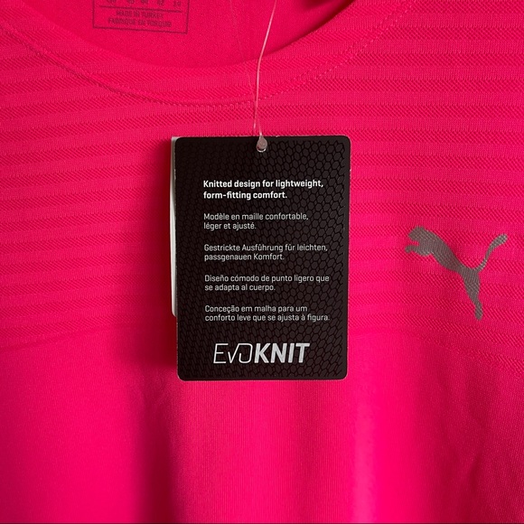 Puma evoKnit tank knockout pink new with tags - Picture 5 of 6